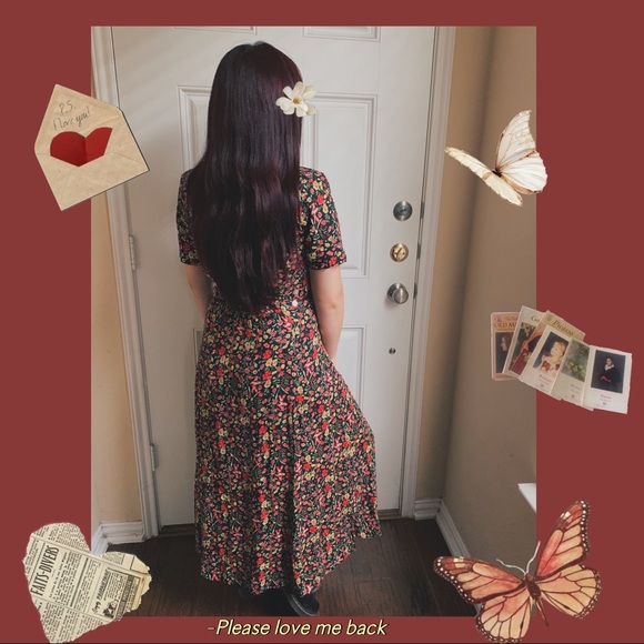 Vintage J.B.S Floral Dress 🌹✨ - Picture 2 of 8